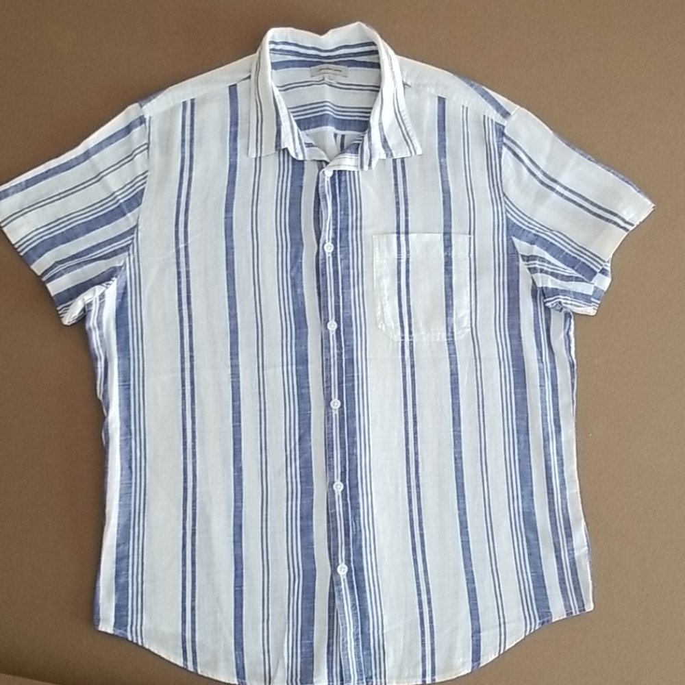 CALVIN KLEIN Casual Button Up Short Sleeve